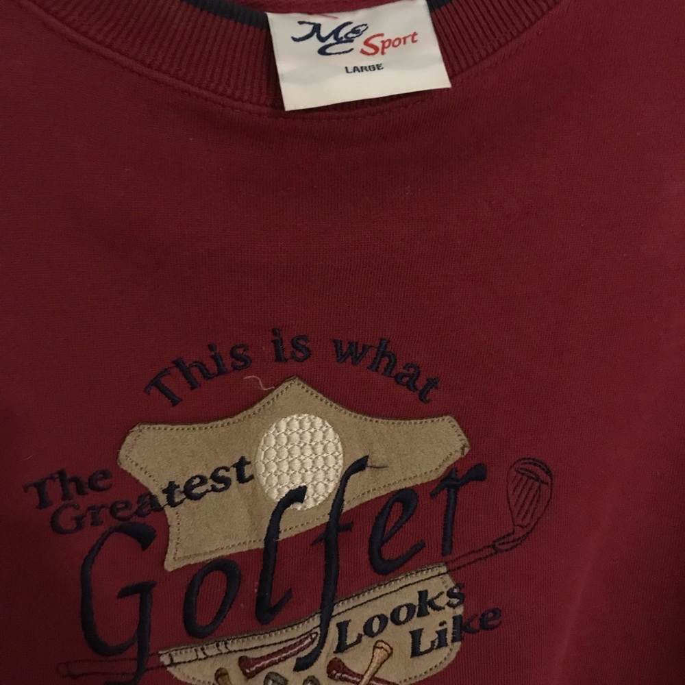 Vintage MySport golf sweater